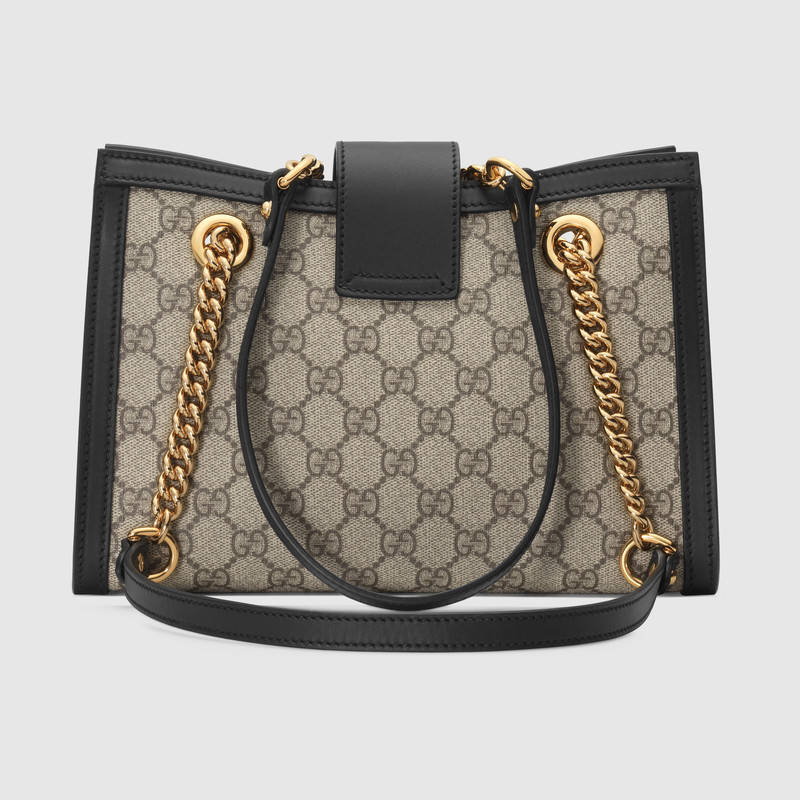 Gucci Padlock GG Small Shoulder Bag 498156 Black